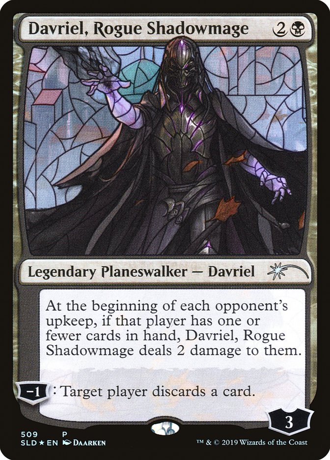 Davriel, Rogue Shadowmage (Stained Glass) [Secret Lair Drop Promos] | L.A. Mood Comics and Games