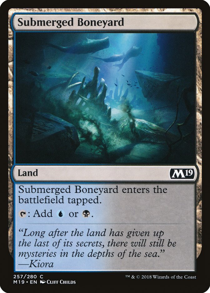 Submerged Boneyard [Core Set 2019] | L.A. Mood Comics and Games
