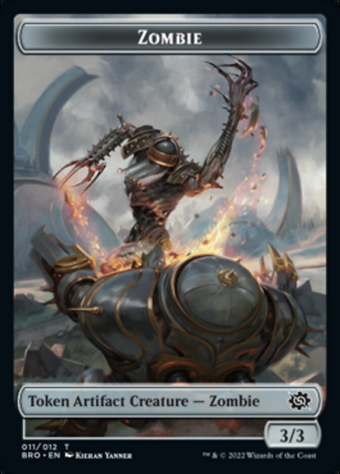 Zombie Token [The Brothers' War Tokens] | L.A. Mood Comics and Games