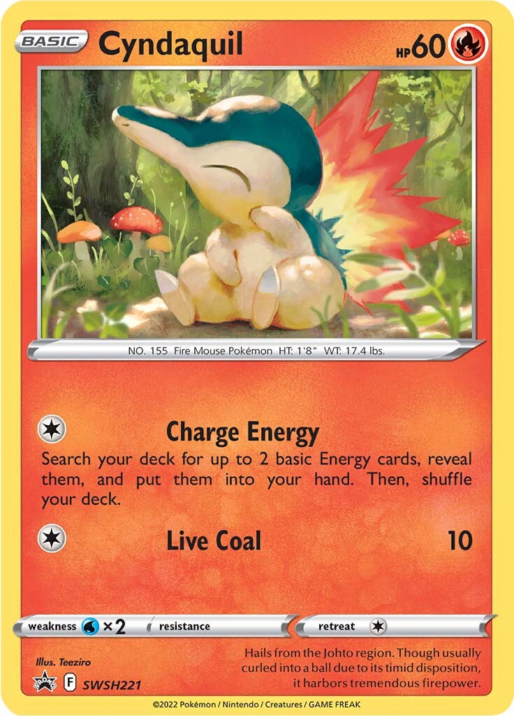 Cyndaquil (SWSH221) [Sword & Shield: Black Star Promos] | L.A. Mood Comics and Games