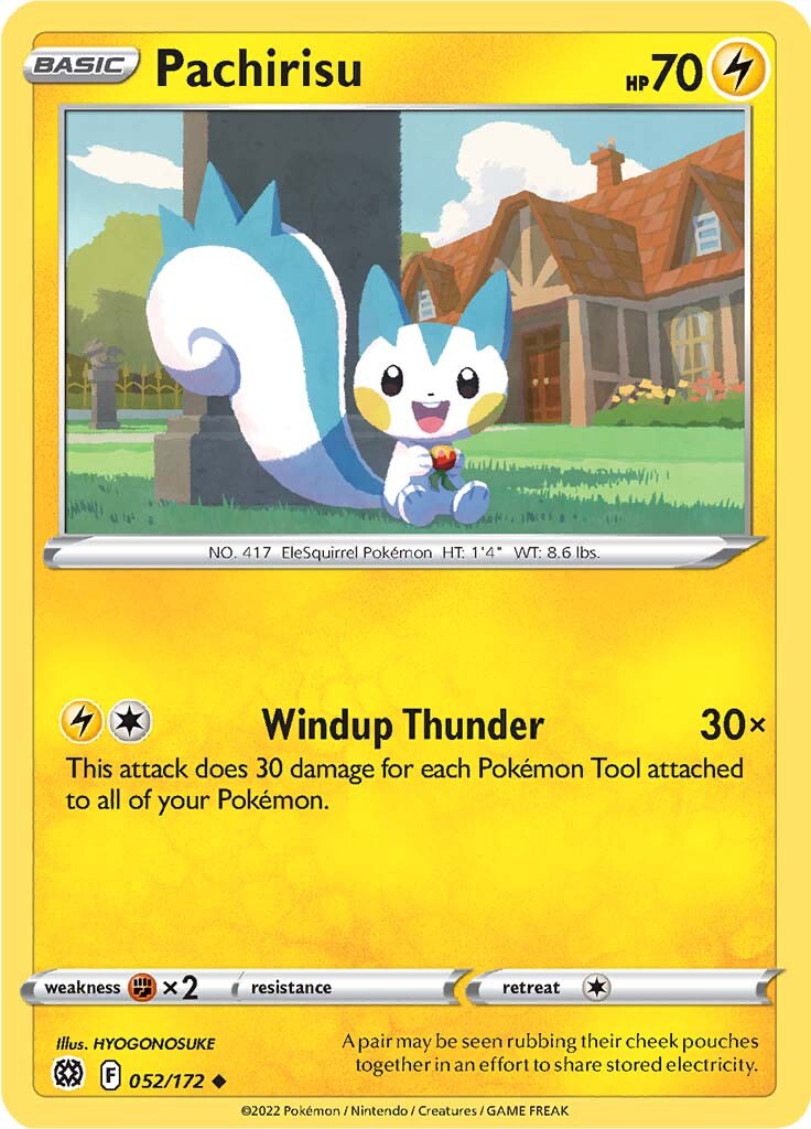 Pachirisu (052/172) [Sword & Shield: Brilliant Stars] | L.A. Mood Comics and Games