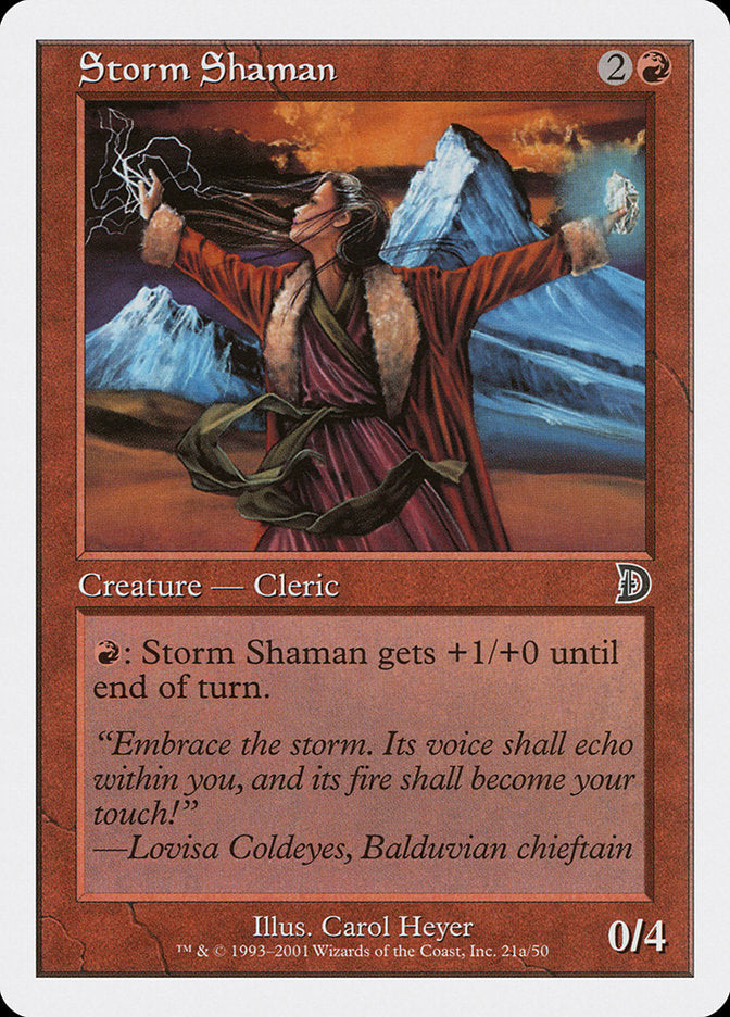 Storm Shaman (Female) [Deckmasters] | L.A. Mood Comics and Games
