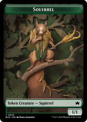 Squirrel // Food Double-Sided Token [Bloomburrow Tokens] | L.A. Mood Comics and Games