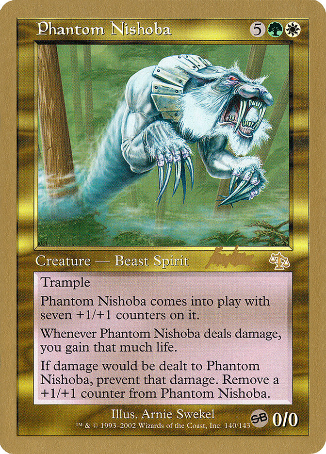 Phantom Nishoba (Brian Kibler) (SB) [World Championship Decks 2002] | L.A. Mood Comics and Games