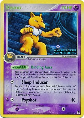 Hypno (23/113) (Stamped) [EX: Delta Species] | L.A. Mood Comics and Games