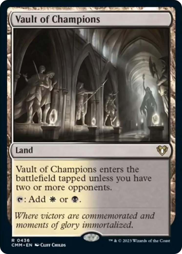 Vault of Champions [Commander Masters] | L.A. Mood Comics and Games