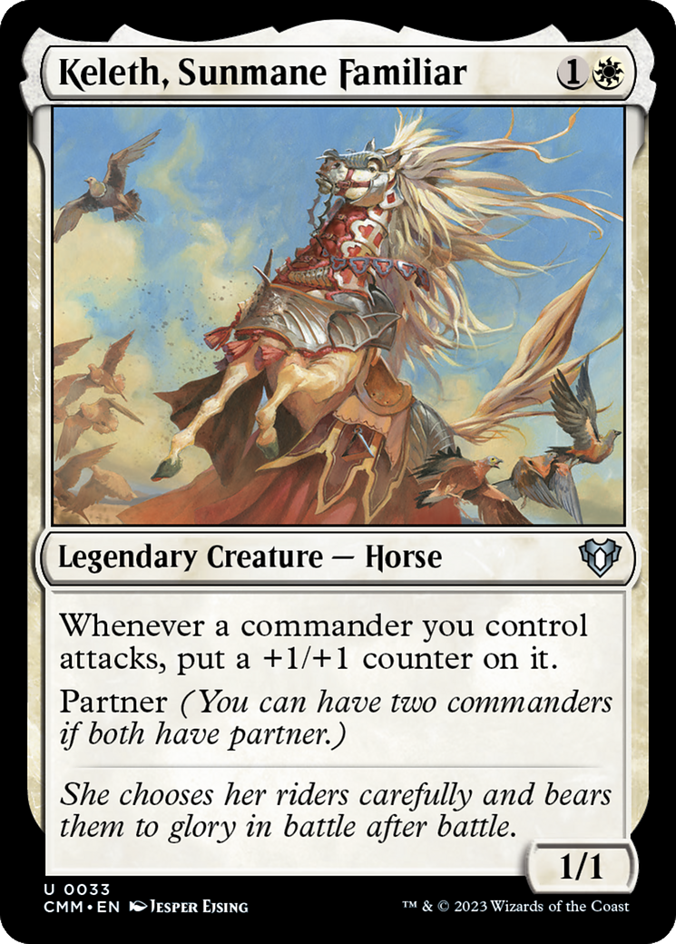 Keleth, Sunmane Familiar [Commander Masters] | L.A. Mood Comics and Games