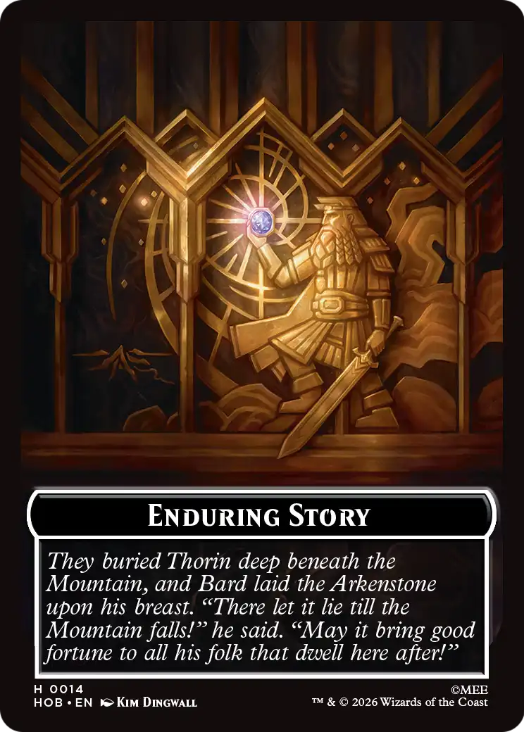 Dwarf // Enduring Story Double-Sided Token [The Hobbit Tokens] | L.A. Mood Comics and Games