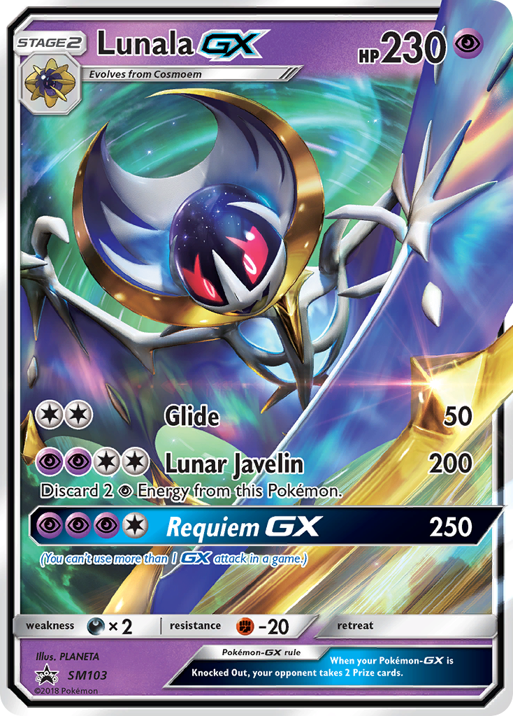 Lunala GX (SM103) [Sun & Moon: Black Star Promos] | L.A. Mood Comics and Games