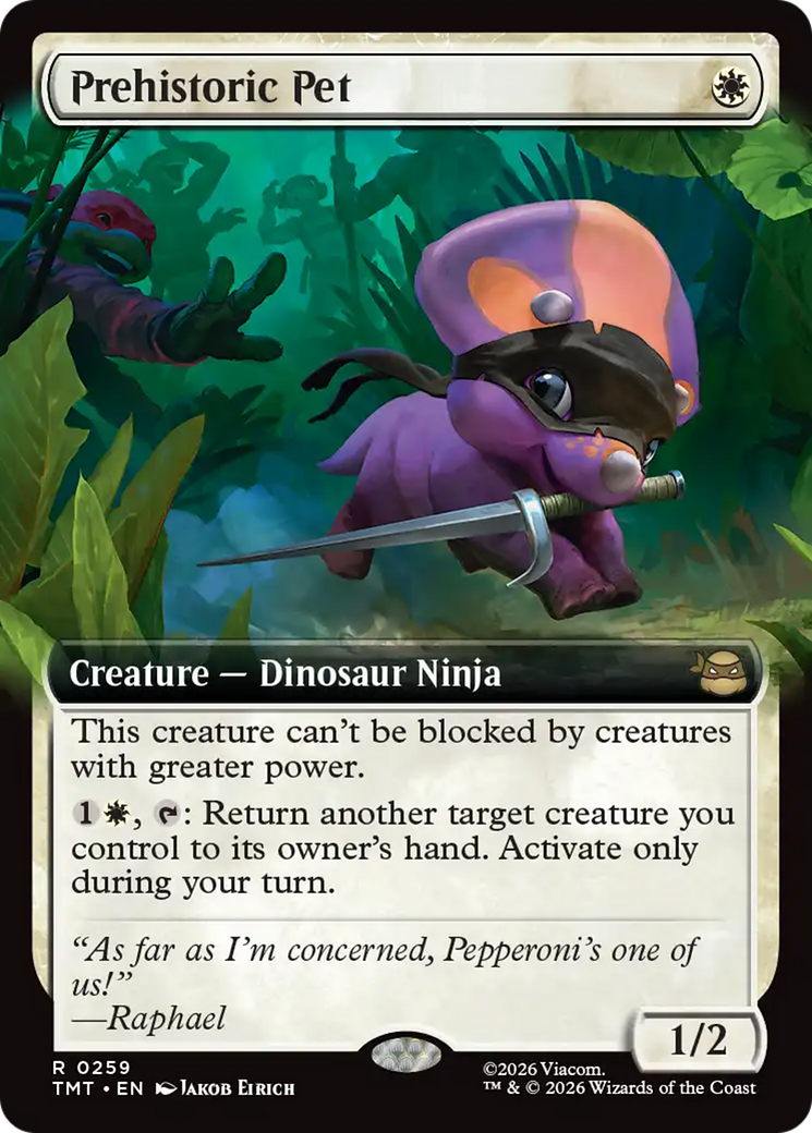 Prehistoric Pet (Extended Art) [Teenage Mutant Ninja Turtles] | L.A. Mood Comics and Games