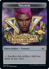 Squirrel // Treasure (012) Double-Sided Token [Unfinity Tokens] | L.A. Mood Comics and Games