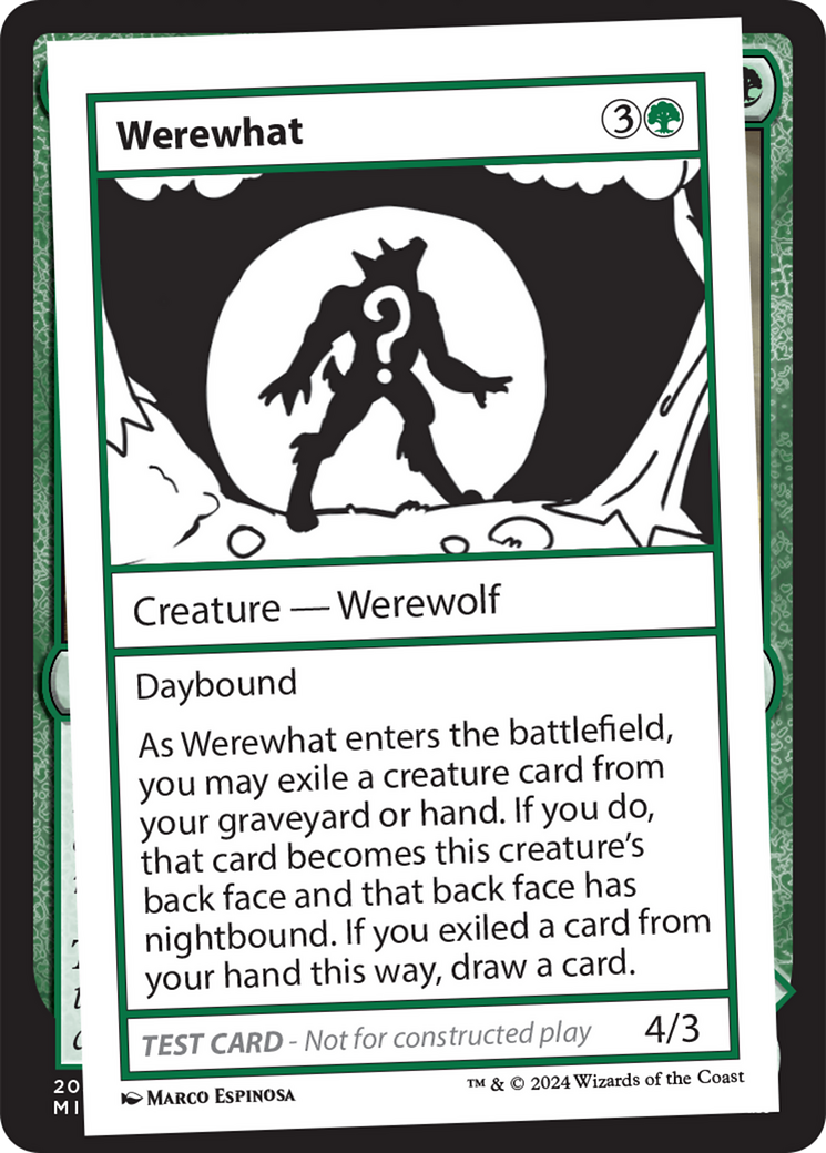 Werewhat [Mystery Booster 2 Playtest Cards] | L.A. Mood Comics and Games