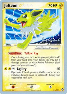 Jolteon Star (101/108) (Psychic Lock - Jason Klaczynski) [World Championships 2008] | L.A. Mood Comics and Games