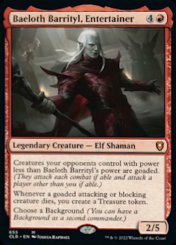 Baeloth Barrityl, Entertainer [Commander Legends: Battle for Baldur's Gate] | L.A. Mood Comics and Games