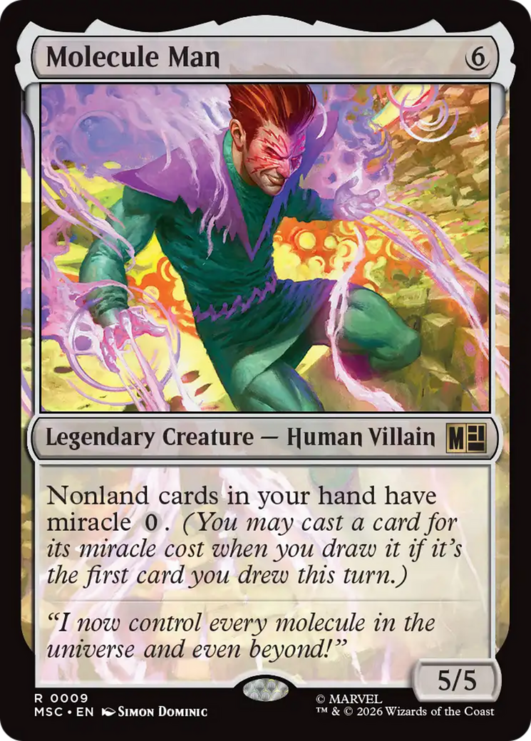 Molecule Man (Surge Foil) [Marvel Super Heroes Commander] | L.A. Mood Comics and Games