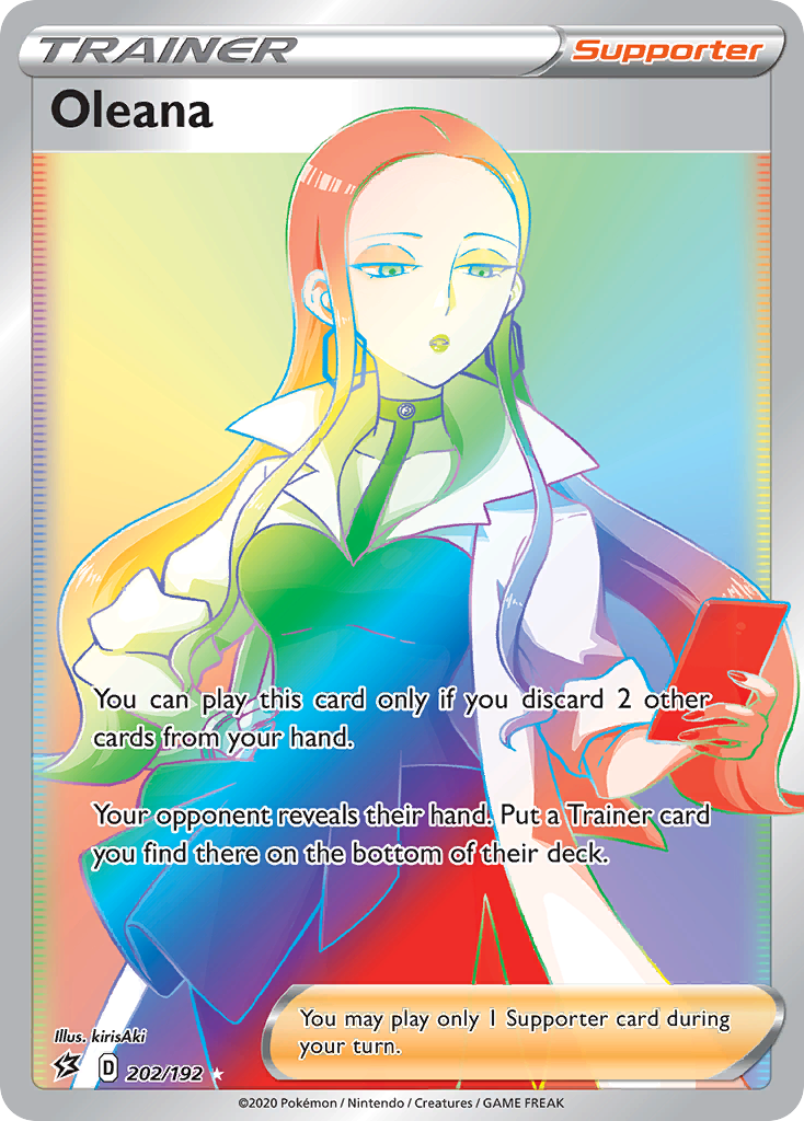 Oleana (202/192) [Sword & Shield: Rebel Clash] | L.A. Mood Comics and Games