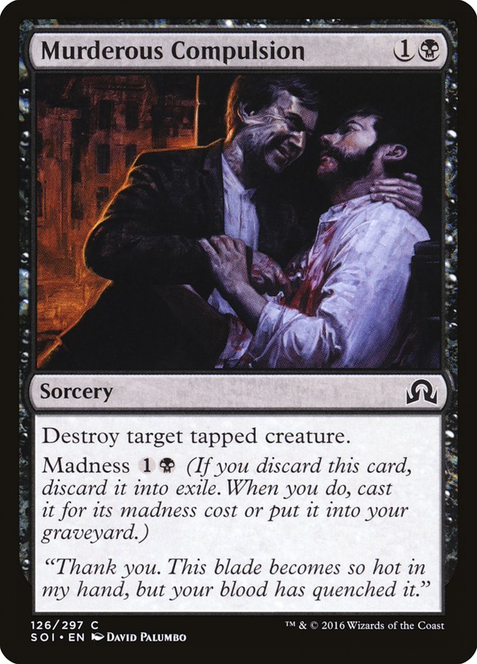 Murderous Compulsion [Shadows over Innistrad] | L.A. Mood Comics and Games