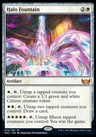 Halo Fountain (Promo Pack) [Streets of New Capenna Promos] | L.A. Mood Comics and Games