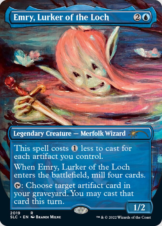 Emry, Lurker of the Loch (Borderless) [Secret Lair Countdown Kit] | L.A. Mood Comics and Games