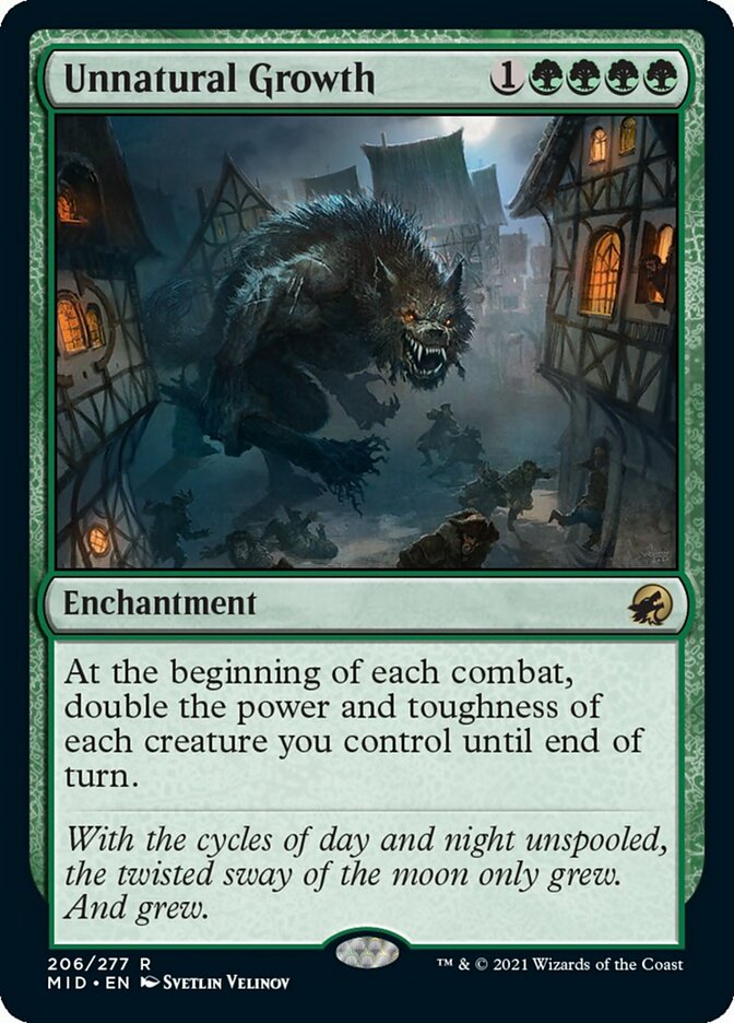 Unnatural Growth [Innistrad: Midnight Hunt] | L.A. Mood Comics and Games