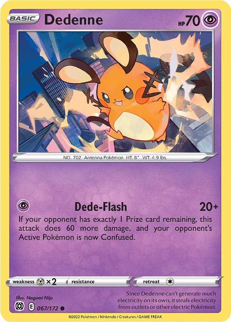 Dedenne (067/172) [Sword & Shield: Brilliant Stars] | L.A. Mood Comics and Games