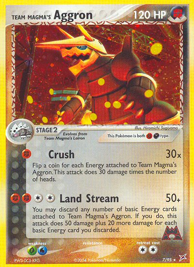 Team Magma's Aggron (7/95) [EX: Team Magma vs Team Aqua] | L.A. Mood Comics and Games