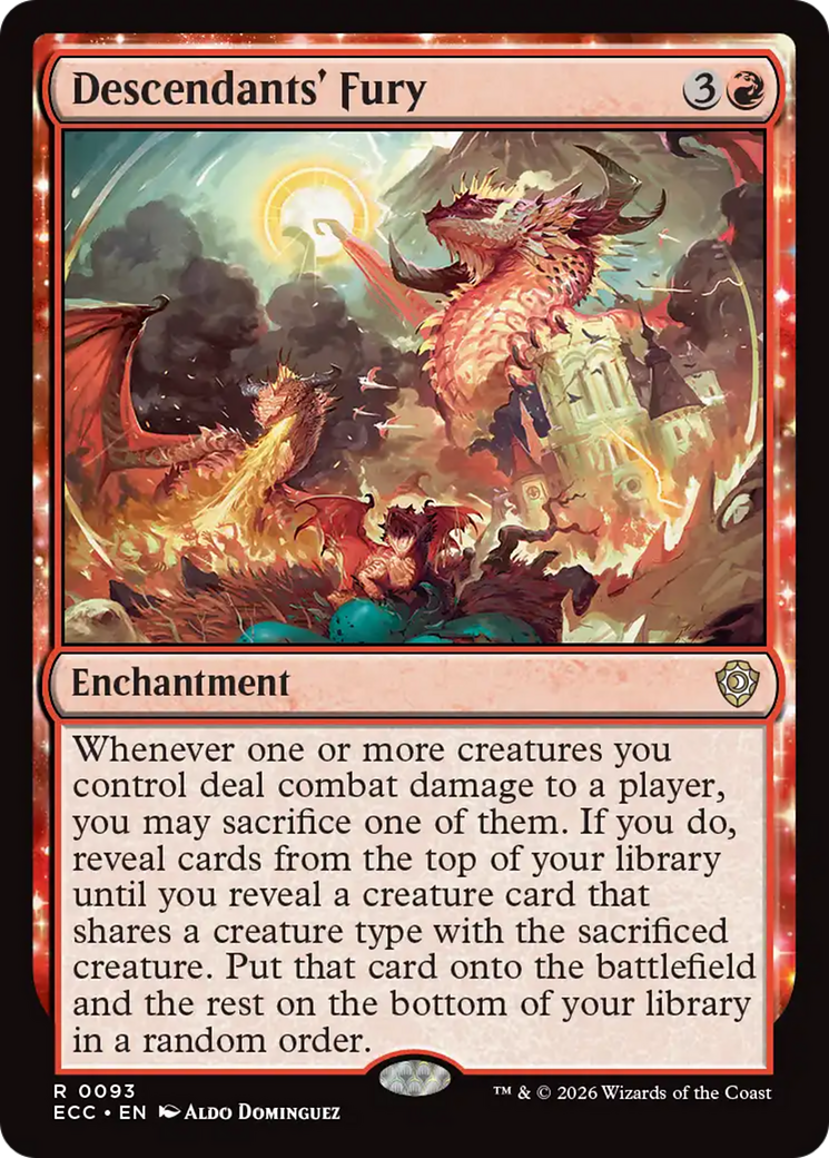 Descendants' Fury [Lorwyn Eclipsed Commander] | L.A. Mood Comics and Games