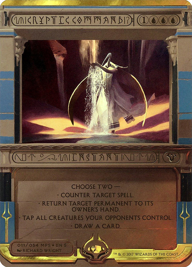 Cryptic Command (Invocation) [Amonkhet Invocations] | L.A. Mood Comics and Games