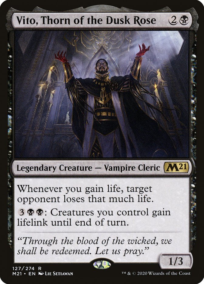 Vito, Thorn of the Dusk Rose [Core Set 2021] | L.A. Mood Comics and Games