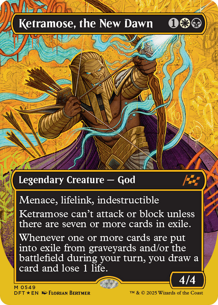 Ketramose, the New Dawn (Borderless) (First-Place Foil) [Aetherdrift] | L.A. Mood Comics and Games