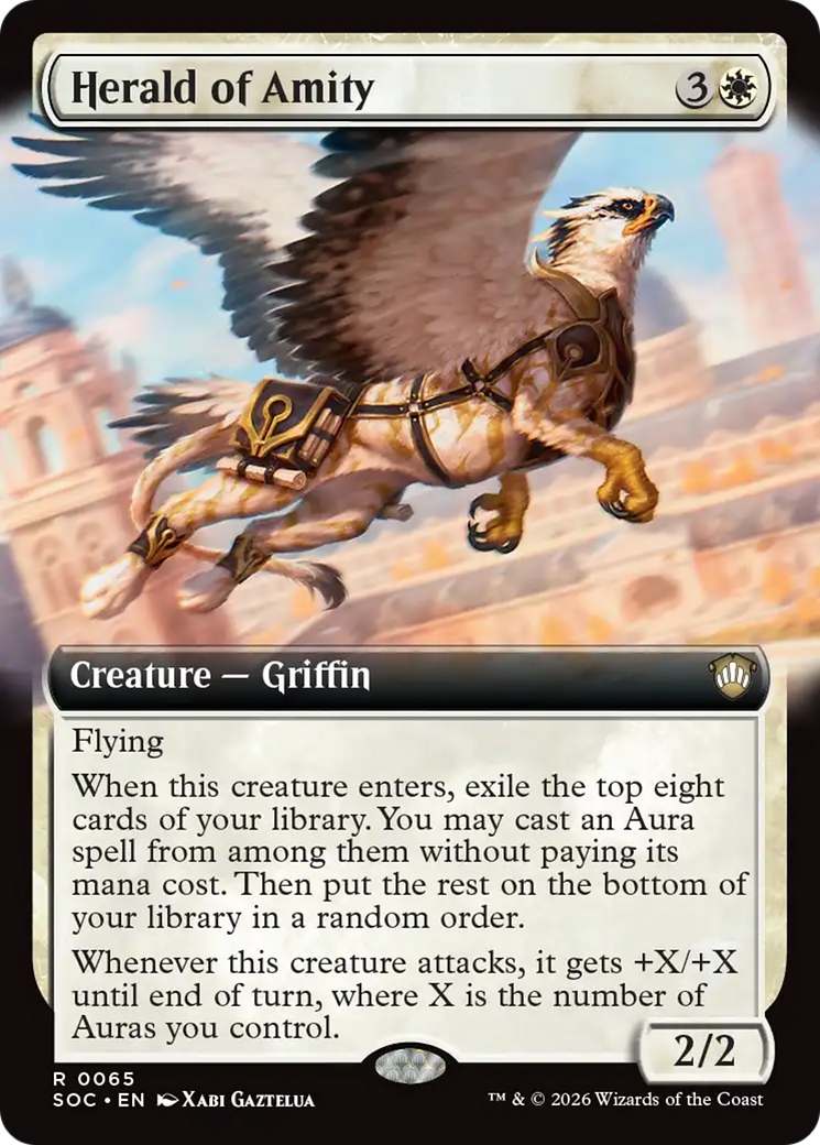 Herald of Amity (Extended Art) [Secrets of Strixhaven Commander] | L.A. Mood Comics and Games