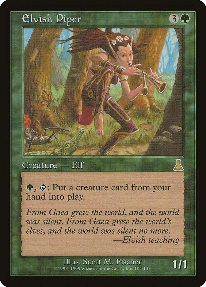 Elvish Piper [Urza's Destiny] | L.A. Mood Comics and Games