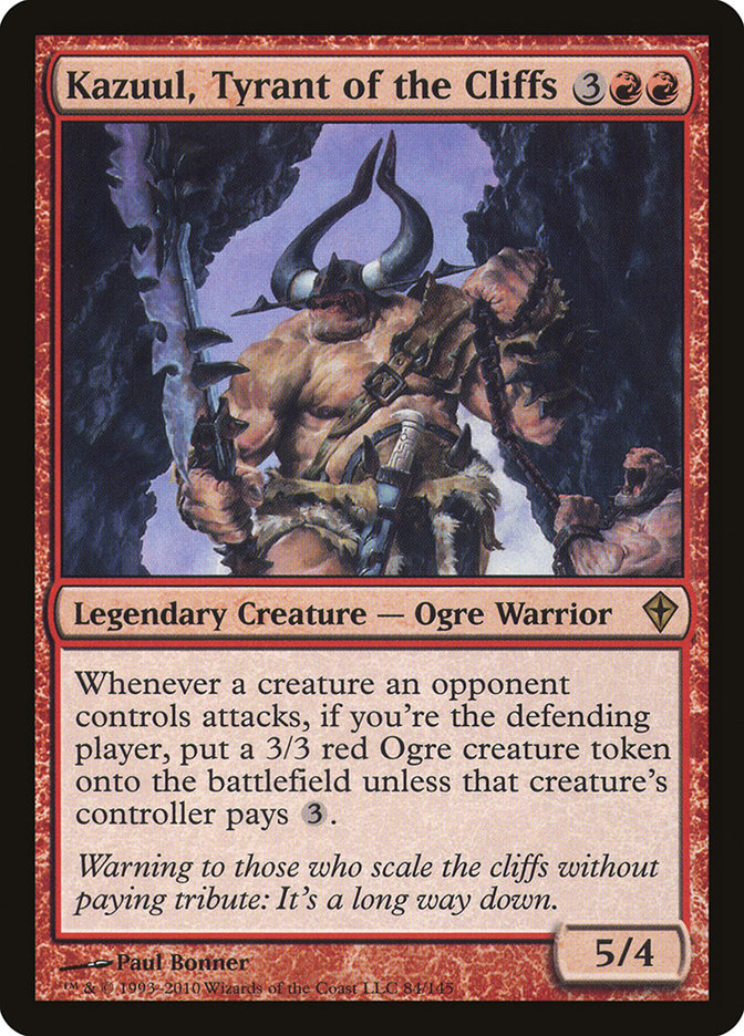 Kazuul, Tyrant of the Cliffs [Worldwake] | L.A. Mood Comics and Games
