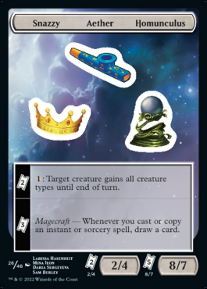 Snazzy Aether Homunculus [Unfinity Stickers] | L.A. Mood Comics and Games