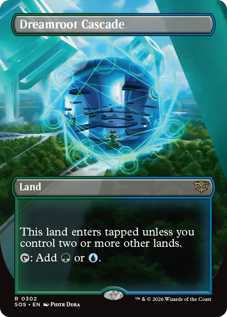 Dreamroot Cascade (Borderless) [Secrets of Strixhaven] | L.A. Mood Comics and Games