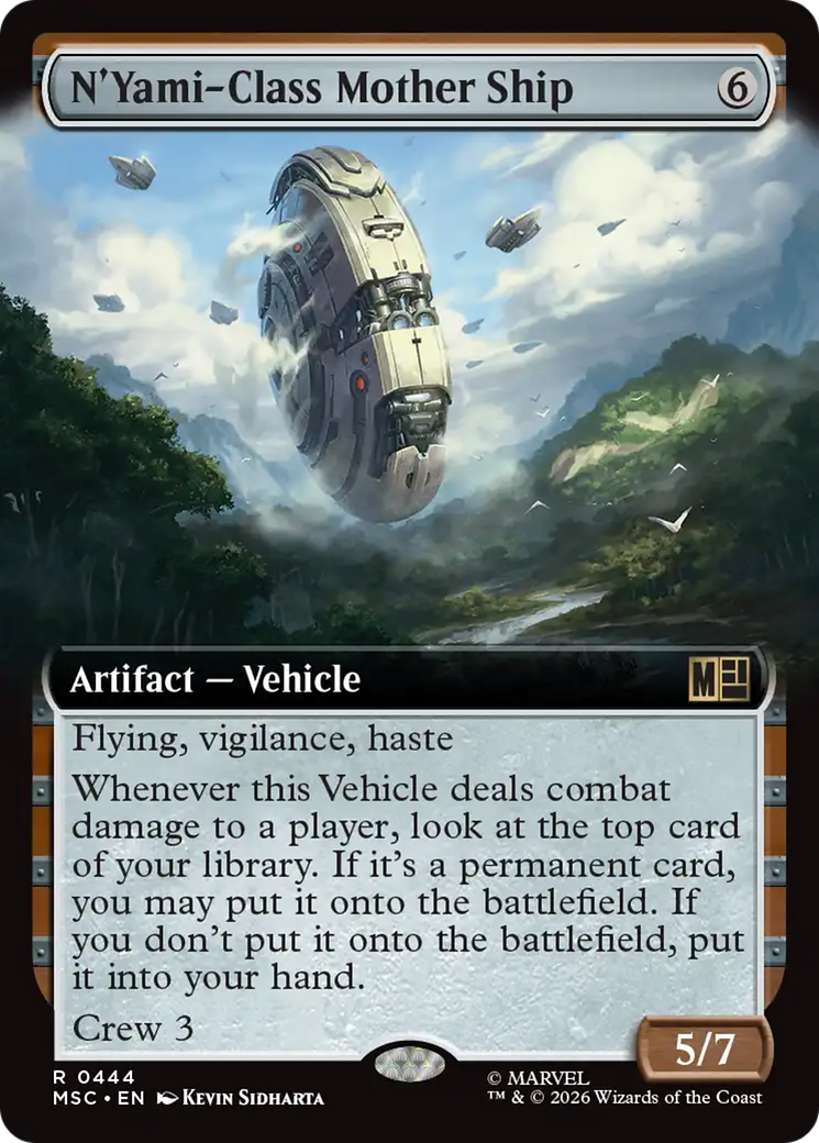 N'Yami-Class Mother Ship (Extended Art) [Marvel Super Heroes Commander] | L.A. Mood Comics and Games