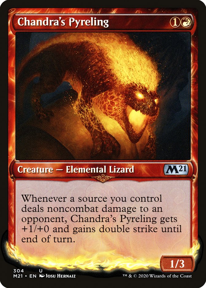 Chandra's Pyreling (Showcase) [Core Set 2021] | L.A. Mood Comics and Games