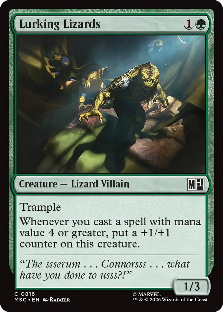 Lurking Lizards [Marvel Super Heroes Commander] | L.A. Mood Comics and Games