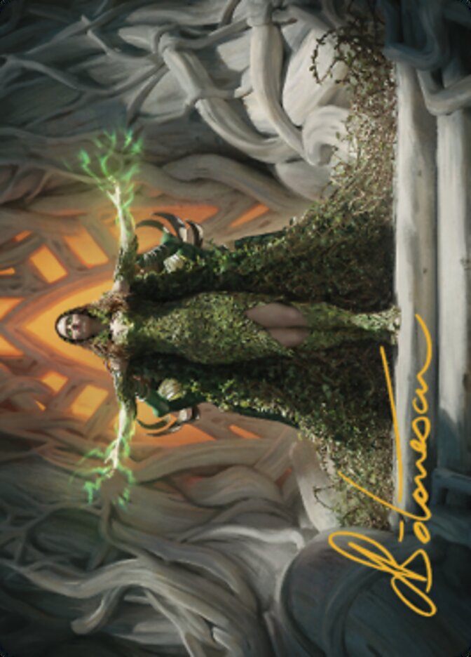 Titania, Voice of Gaea Art Card (Gold-Stamped Signature) [The Brothers' War Art Series] | L.A. Mood Comics and Games