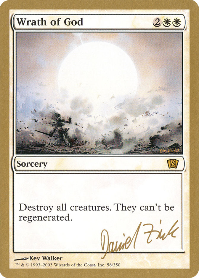 Wrath of God (Daniel Zink) [World Championship Decks 2003] | L.A. Mood Comics and Games