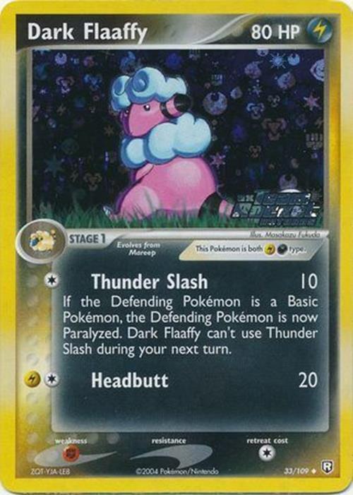 Dark Flaaffy (33/109) (Stamped) [EX: Team Rocket Returns] | L.A. Mood Comics and Games