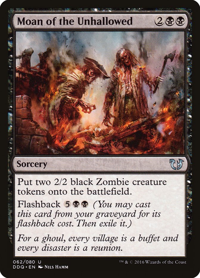 Moan of the Unhallowed [Duel Decks: Blessed vs. Cursed] | L.A. Mood Comics and Games