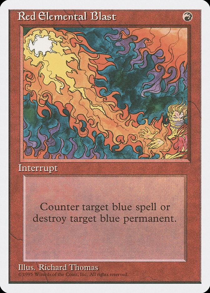 Red Elemental Blast [Fourth Edition] | L.A. Mood Comics and Games