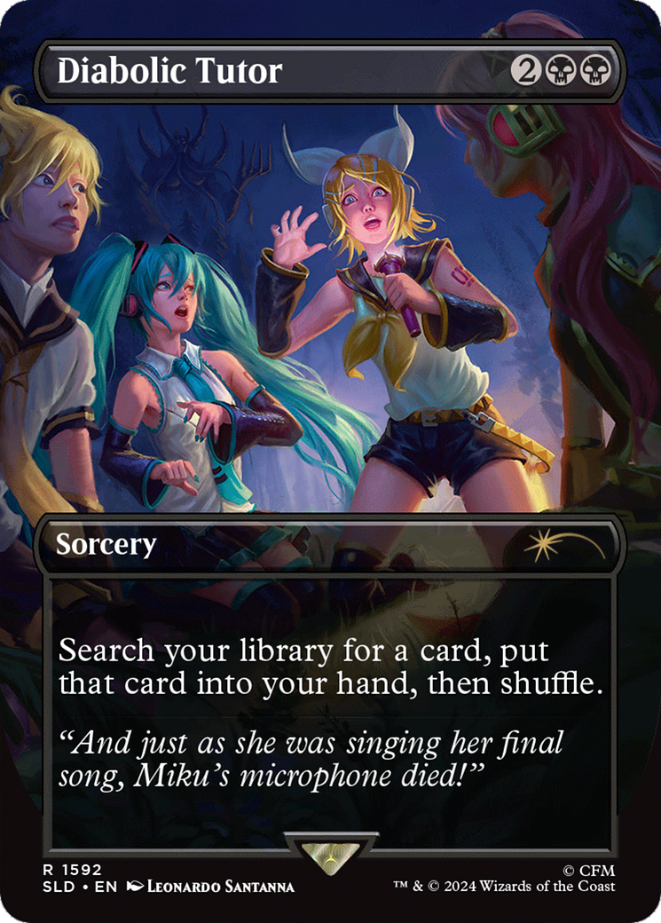 Diabolic Tutor (1592) (Rainbow Foil) [Secret Lair Drop Series] | L.A. Mood Comics and Games