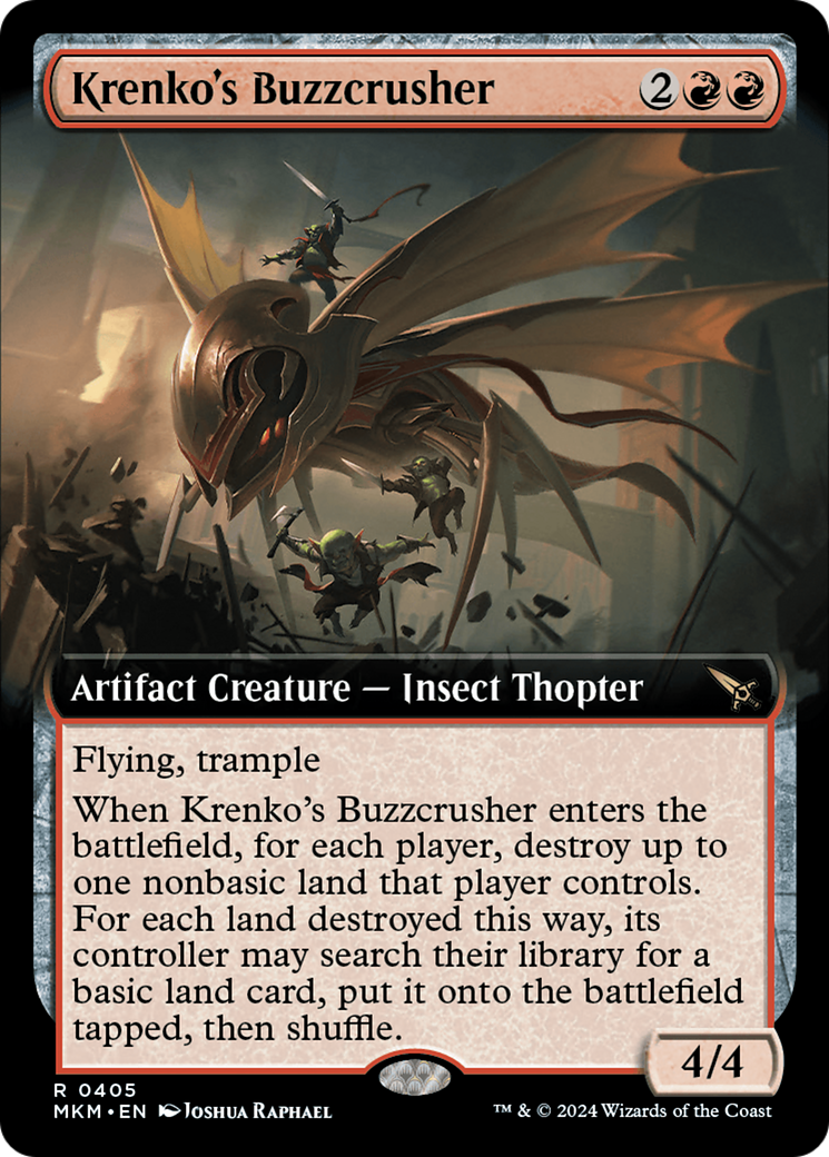 Krenko's Buzzcrusher (Extended Art) [Murders at Karlov Manor] | L.A. Mood Comics and Games