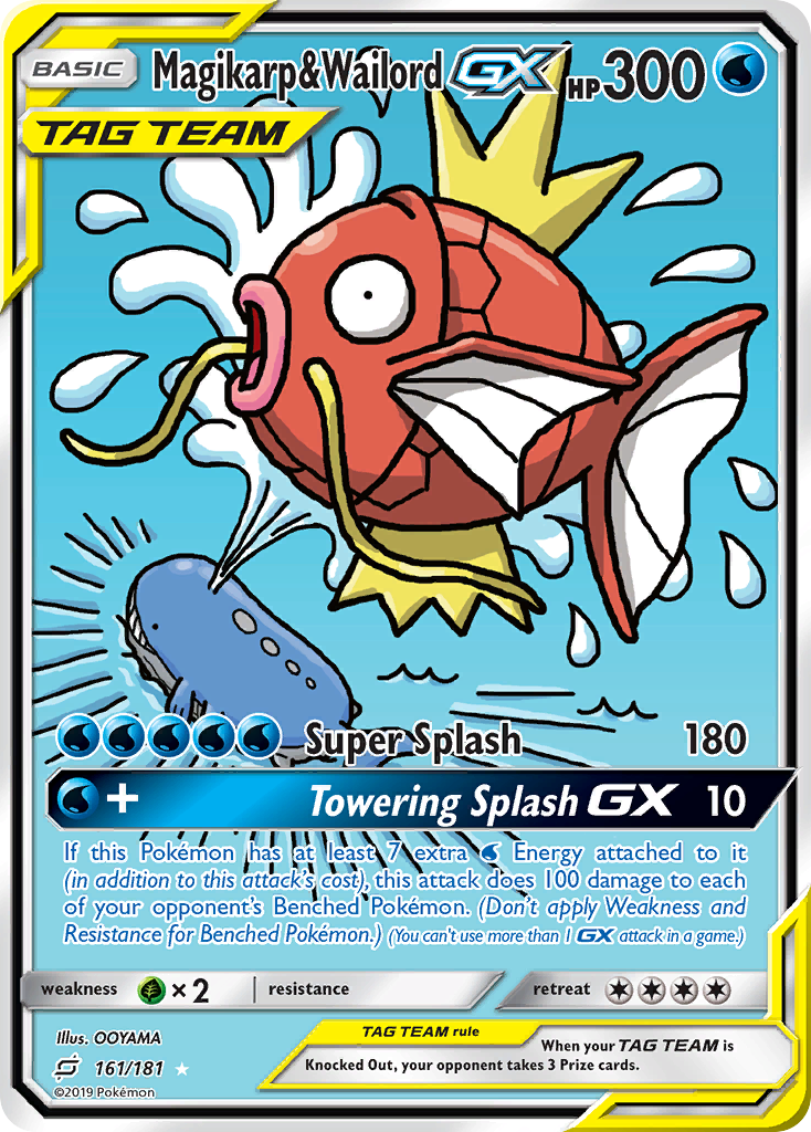 Magikarp & Wailord GX (161/181) [Sun & Moon: Team Up] | L.A. Mood Comics and Games