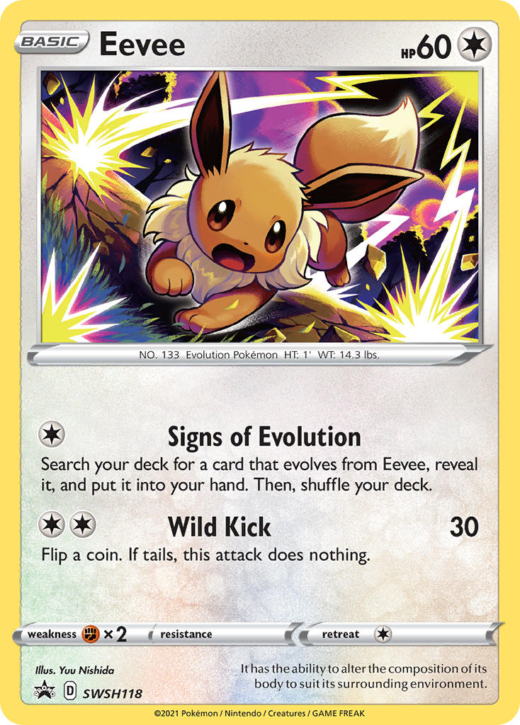 Eevee (SWSH118) [Sword & Shield: Black Star Promos] | L.A. Mood Comics and Games