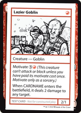 Lazier Goblin (2021 Edition) [Mystery Booster Playtest Cards] | L.A. Mood Comics and Games