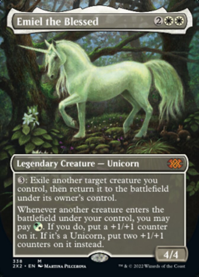 Emiel the Blessed (Borderless Alternate Art) [Double Masters 2022] | L.A. Mood Comics and Games