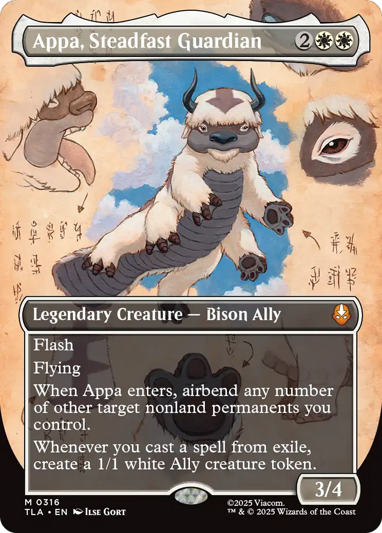 Appa, Steadfast Guardian (Borderless) [Avatar: The Last Airbender] | L.A. Mood Comics and Games